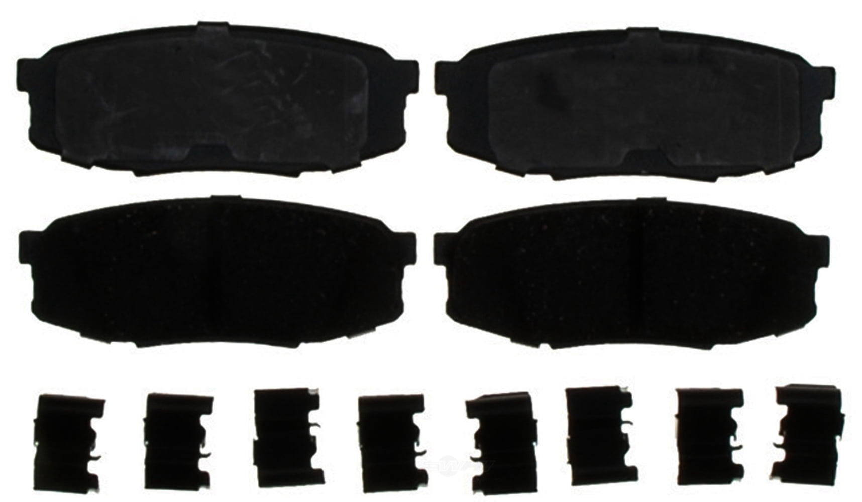 ACDelco Gold Ceramic Brake Pad Set, w/ Hardware Fits select: 2007-2021 TOYOTA TUNDRA, 2008-2022 TOYOTA SEQUOIA
