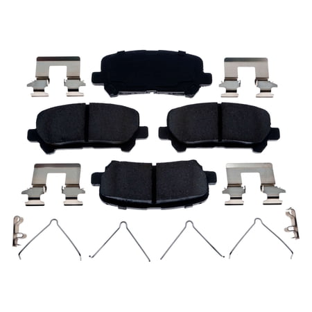 ACDelco Gold Ceramic Brake Pad Set, w/ Hardware Fits select: 2009-2018 HONDA PILOT, 2011-2017 HONDA ODYSSEY