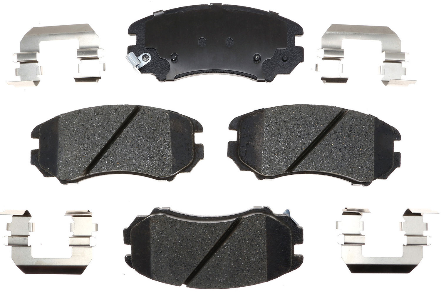 ACDelco Gold Ceramic Brake Pad Set, w/ Hardware Fits select: 2010-2013 KIA SOUL, 2010 HYUNDAI ELANTRA TOURING