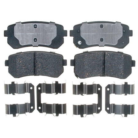 ACDelco Gold Ceramic Brake Pad Set, w/ Hardware Fits select: 2010-2017 HYUNDAI TUCSON, 2010-2011 HYUNDAI ELANTRA TOURING