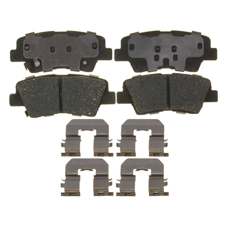 ACDelco Gold Ceramic Brake Pad Set, w/ Hardware Fits select: 2011-2014 HYUNDAI SONATA, 2010-2013 KIA SOUL