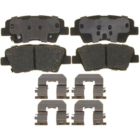 ACDelco Gold Ceramic Brake Pad Set, w/ Hardware Fits select: 2011-2014 HYUNDAI SONATA, 2011-2014 KIA OPTIMA