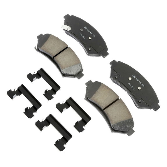 ACDelco Gold Performance Ceramic Brake Pad Set, w/ Hardware Fits select: 2000-2005 CHEVROLET IMPALA, 2000-2005 BUICK LESABRE