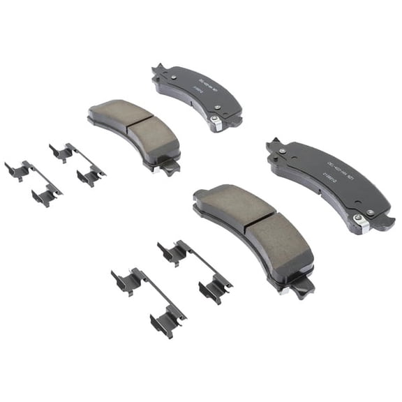 ACDelco Gold Performance Ceramic Brake Pad Set, w/ Hardware Fits select: 2003-2020 CHEVROLET EXPRESS G2500, 2004-2020 CHEVROLET EXPRESS G3500
