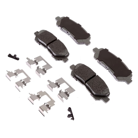 ACDelco Gold Performance Ceramic Brake Pad Set, w/ Hardware Fits select: 2008-2013 TOYOTA HIGHLANDER, 2014 TOYOTA HIGHLANDER HYBRID LIMITED/LTD PLATINUM