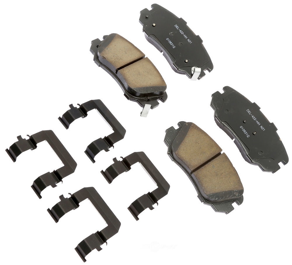 ACDelco Gold Performance Ceramic Brake Pad Set, w/ Hardware Fits select: 2010-2017 CHEVROLET EQUINOX, 2013-2015 CHEVROLET MALIBU