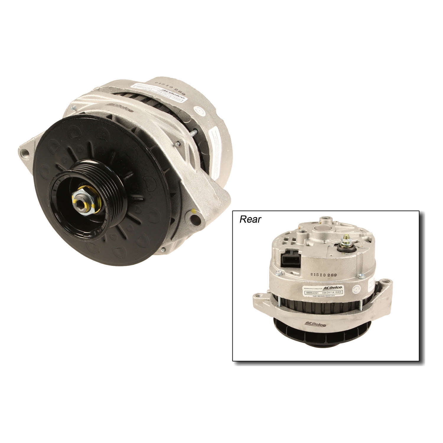 ACDelco Gold Remanufactured Alternator Fits 1995 Cadillac DeVille