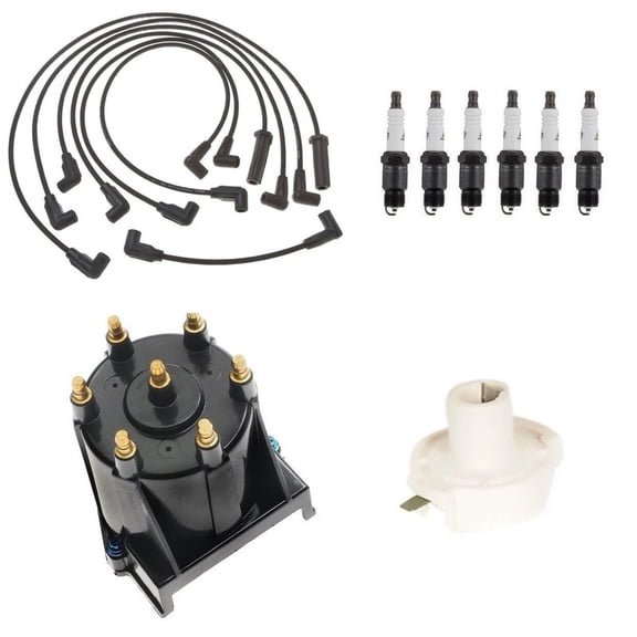 ACDelco Ignition Kit Distributor Rotor Cap Wire Spark Plug OEM GM For S10 S15 4.3L V6
