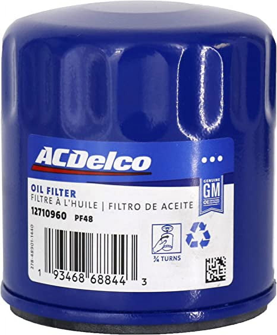 ACDelco PF48 Engine Oil Filter for GM Vehicles - Automotive Auto Parts ...