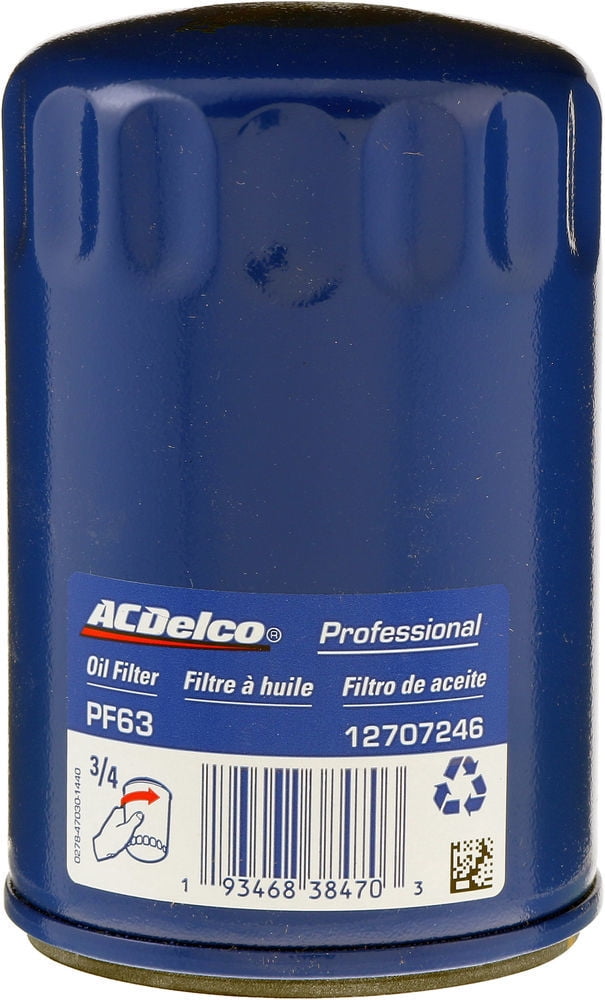 ACDelco #PF63F Professional Engine Oil Filter Fits select: 2014-2023 CHEVROLET SILVERADO, 2011-2023 FORD F150