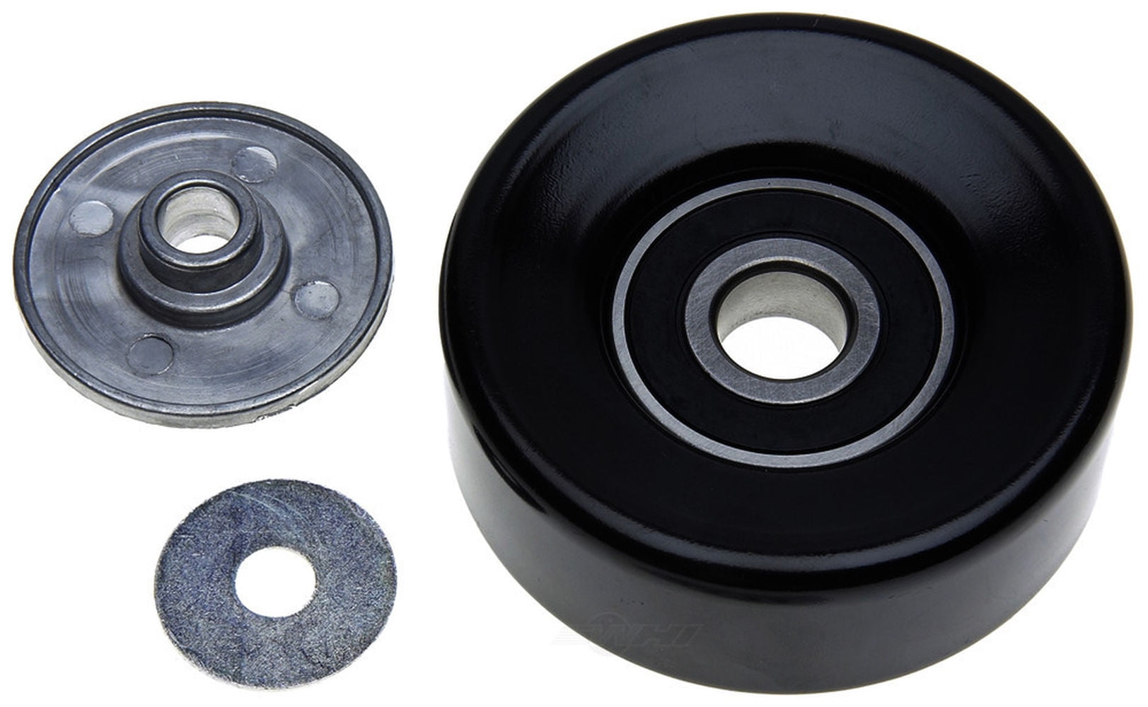 ACDelco Professional 36272 Idler Pulley with 10 mm Bushing and 10 mm I.D.  Washer