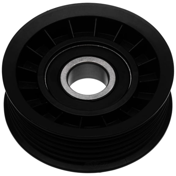 ACDelco Professional 38008 Flanged Idler Pulley, Black Fits select: 1999-2013 CHEVROLET SILVERADO, 2001-2008 FORD ESCAPE