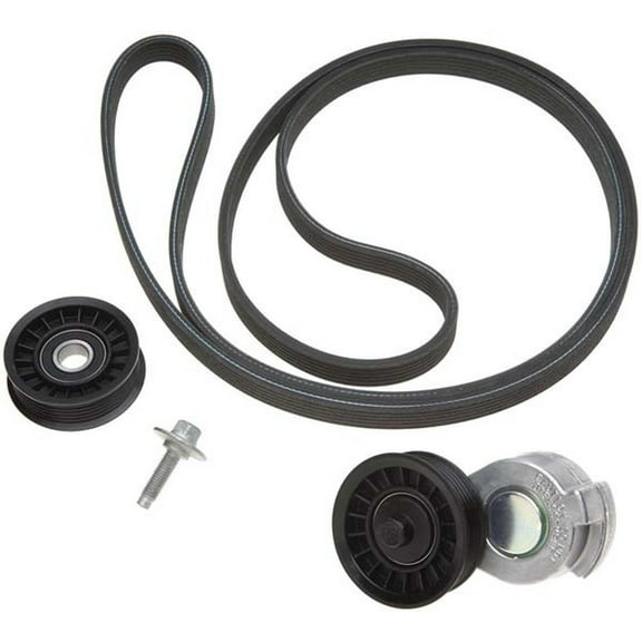 ACDelco Professional 38379K Double-Sided Serpentine Belt Kit with Tensioner Fits 2000 Dodge Grand Caravan