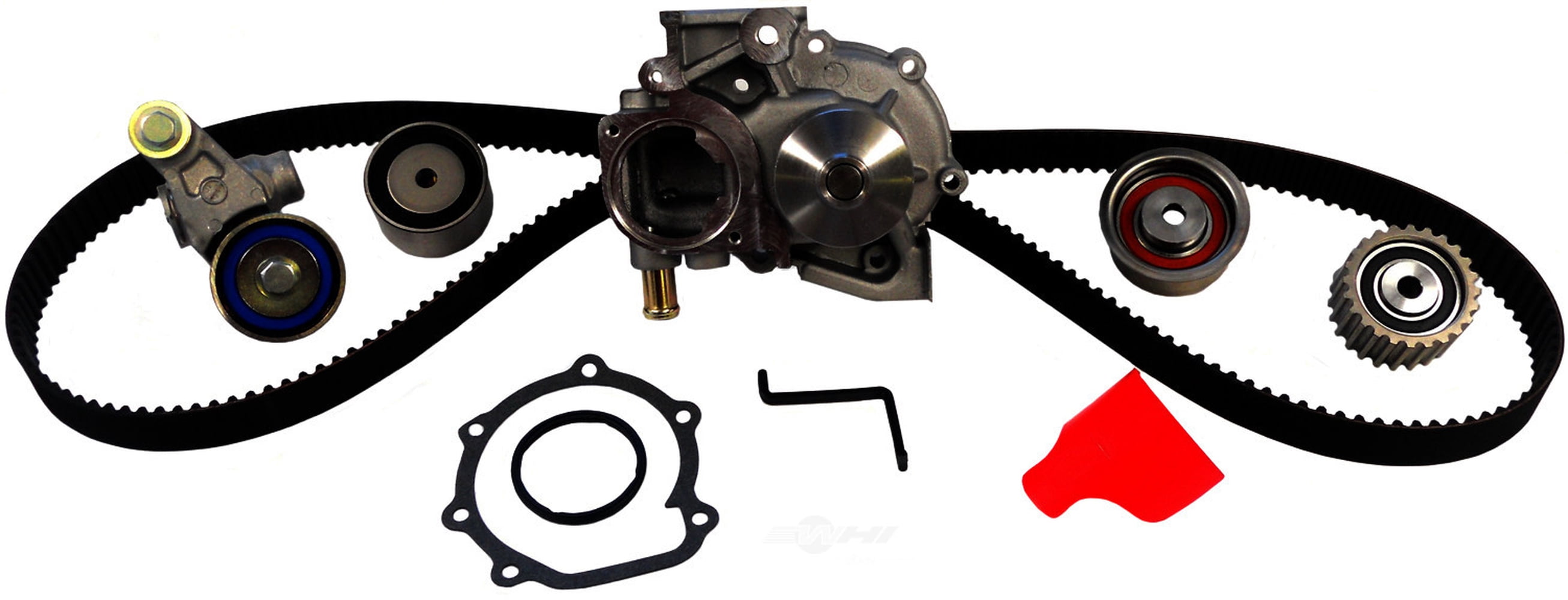 ACDelco Professional TCKWP307A Timing Belt Kit with Water Pump, Tensioner, and 3 Idler Pulleys Fits 2008 Subaru Outback