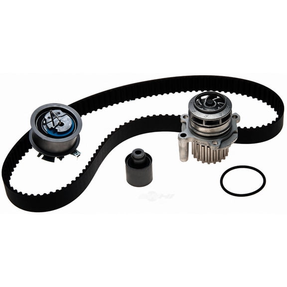 ACDelco Professional TCKWP333M Timing Belt Kit with Water Pump, Tensioner, and Idler Pulley Fits select: 2004-2005 VOLKSWAGEN JETTA, 2004-2005 VOLKSWAGEN PASSAT