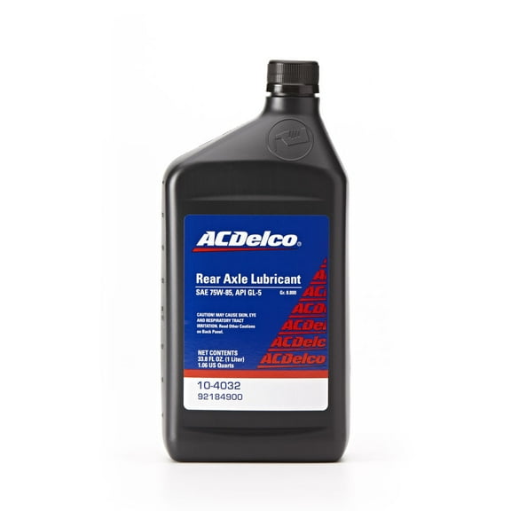 ACDelco SAE 75W-85 Rear Axle Gear Lubricant Bottle, 33.8 fl oz