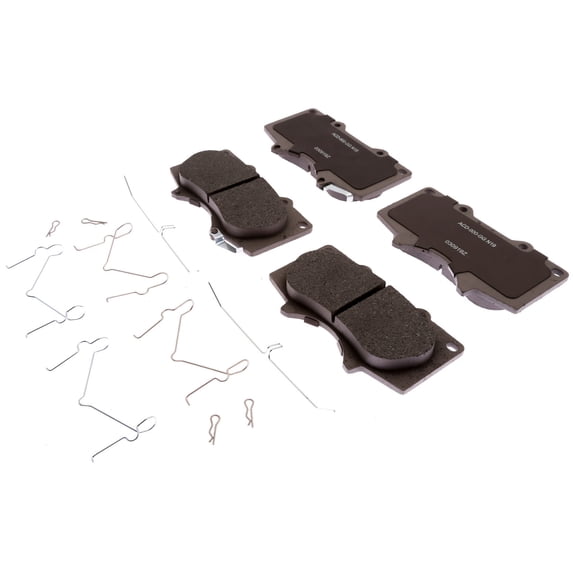 ACDelco Silver Ceramic Brake Pad Set Fits select: 2005-2023 TOYOTA TACOMA, 2003-2023 TOYOTA 4RUNNER
