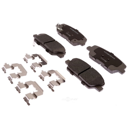 ACDelco Silver Ceramic Brake Pad Set Fits select: 2006-2012 KIA SEDONA, 2010-2013 HYUNDAI GENESIS COUPE