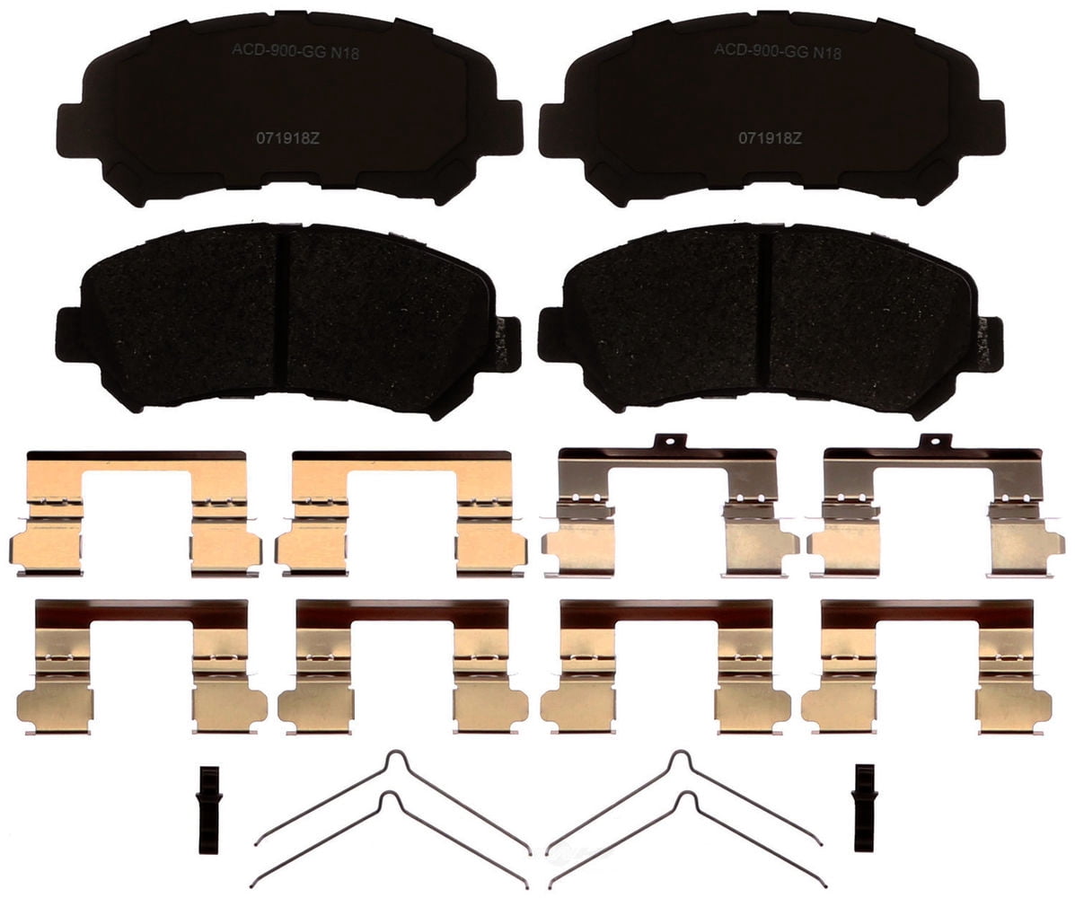 ACDelco Silver Ceramic Brake Pad Set Fits select: 2008-2013 NISSAN ROGUE, 2016-2020 NISSAN MAXIMA