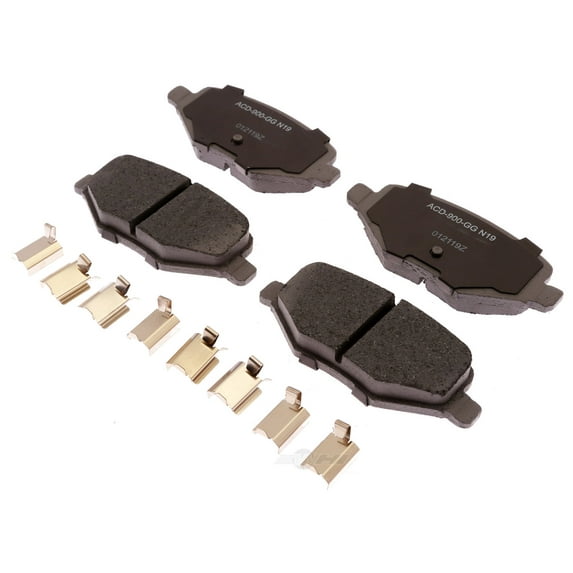 ACDelco Silver Ceramic Brake Pad Set Fits select: 2011-2019 FORD EXPLORER, 2011-2014 FORD EDGE