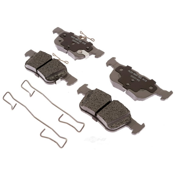 ACDelco Silver Ceramic Brake Pad Set Fits select: 2017-2019 FORD ESCAPE, 2015-2017 FORD FUSION