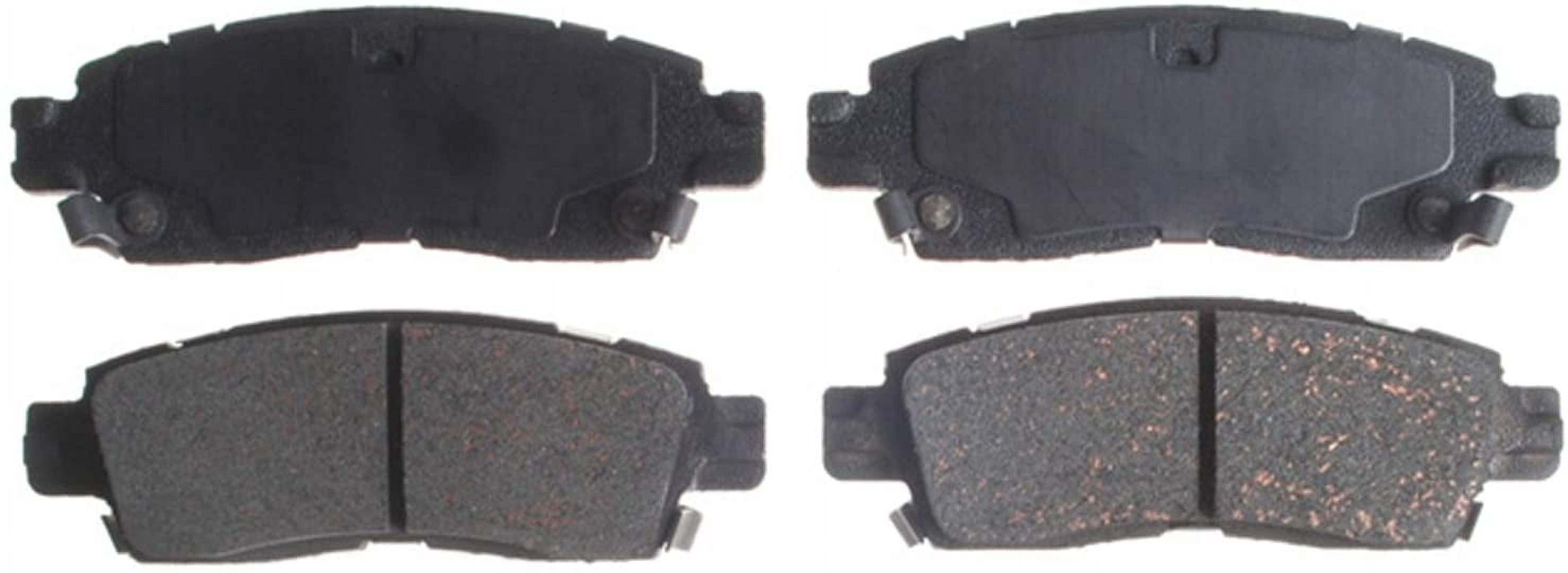 ACDelco Silver Ceramic Brake Pad Set, w/ Hardware Fits select: 2009-2017 CHEVROLET TRAVERSE, 2002-2009 CHEVROLET TRAILBLAZER