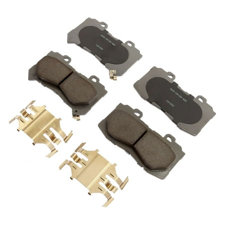 ACDelco Silver Ceramic Brake Pad Set, w/ Hardware Fits select: 2015-2020 CHEVROLET COLORADO, 2015-2020 GMC CANYON