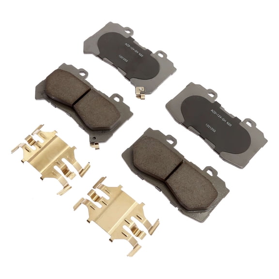 ACDelco Silver Ceramic Brake Pad Set, w/ Hardware Fits select: 2015-2020 CHEVROLET COLORADO, 2015-2020 GMC CANYON
