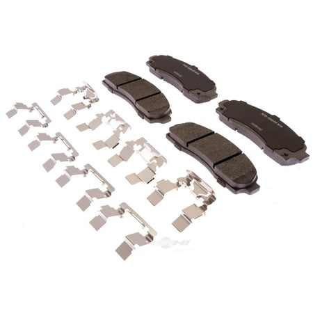 ACDelco Silver Semi-Metallic Brake Pad Set Fits select: 2003-2011 FORD RANGER, 2004-2005 FORD EXPLORER