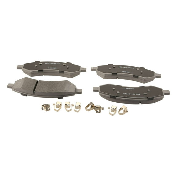 ACDelco Silver Semi-Metallic Brake Pad Set, w/ Hardware Fits select: 2013-2018 RAM 1500, 2007-2012 DODGE RAM 1500