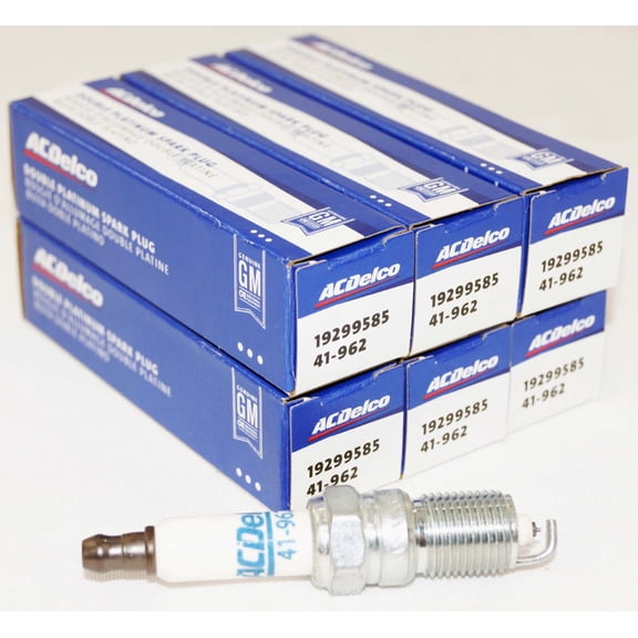 ACDelco Spark Plug 41-962 Double Platinum, Set of 6