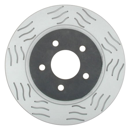 ACDelco - Specialty Severe Duty Slotted 1-Piece Rear Brake Rotor Fits select: 2005-2012,2013-2014 FORD MUSTANG