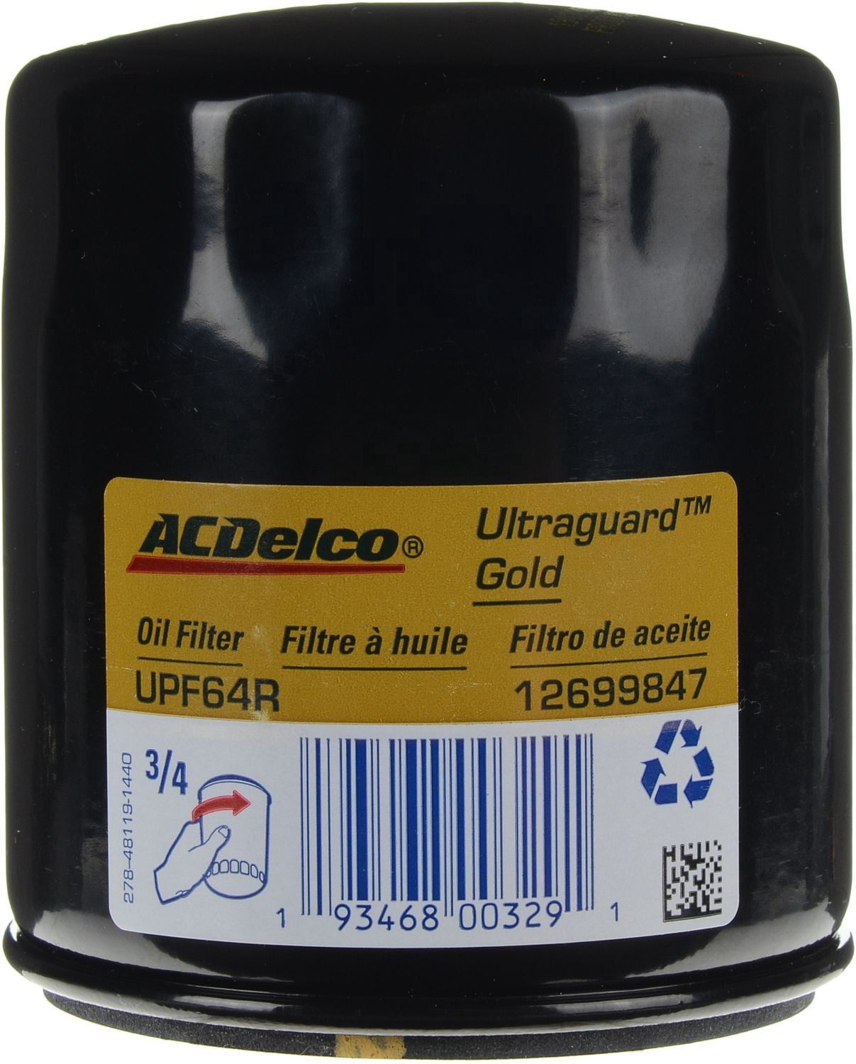 ACDelco Specialty Ultraguard Oil Filter UPF64R Fits select: 2018-2023 CHEVROLET EQUINOX, 2016-2019 CHEVROLET CRUZE