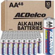ACDelco Super Alkaline AA Batteries, 48 Count