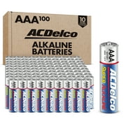 ACDelco Super Alkaline AAA Batteries, 100-Count