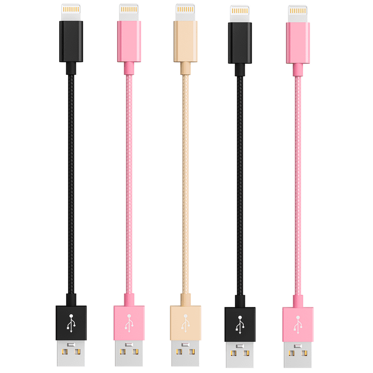 ACE Pack[10 inch/25CM] Nylon Braided USB Charger MFi Certified