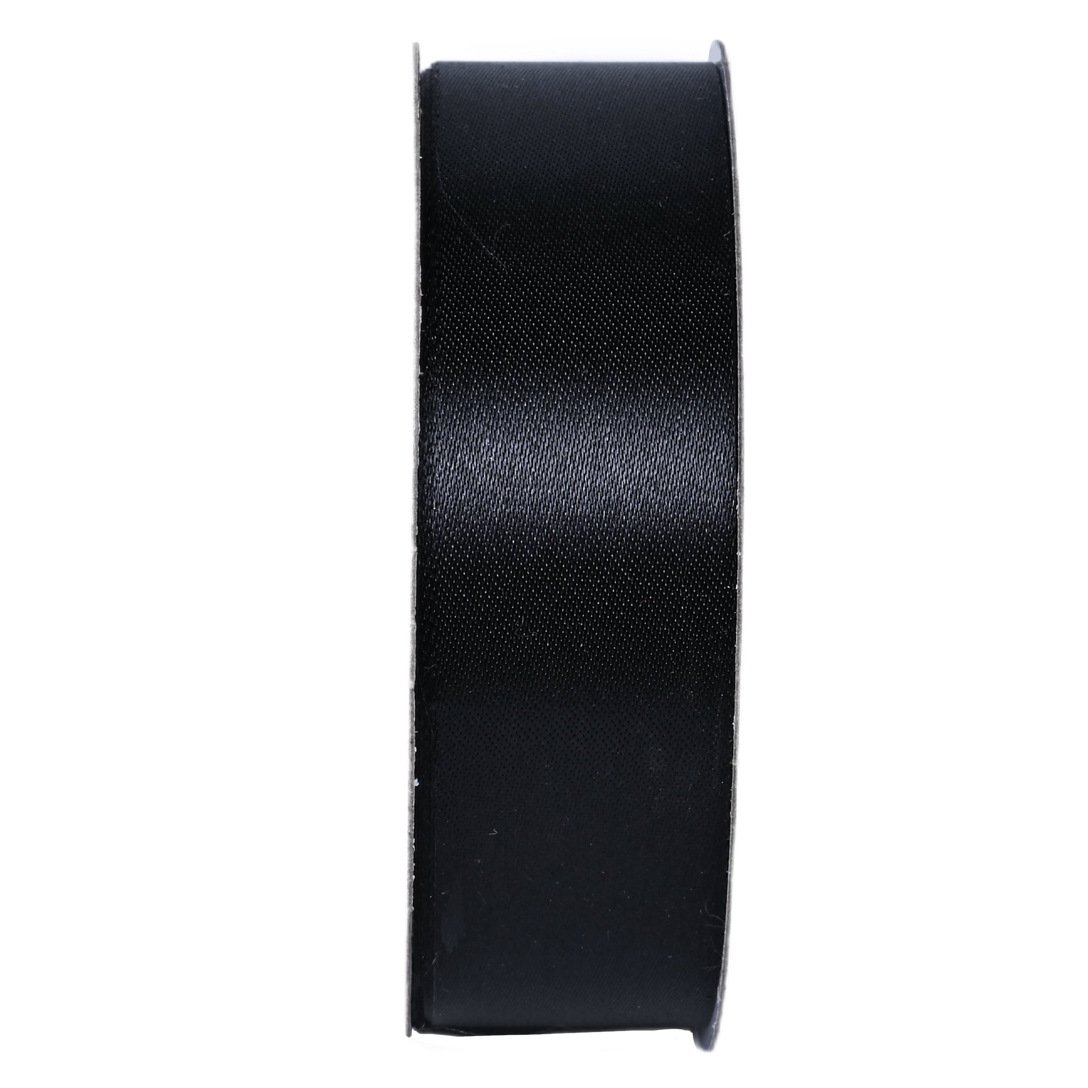 Gwen Studios 7/8" Black Ace Satin Ribbon, 3 yards