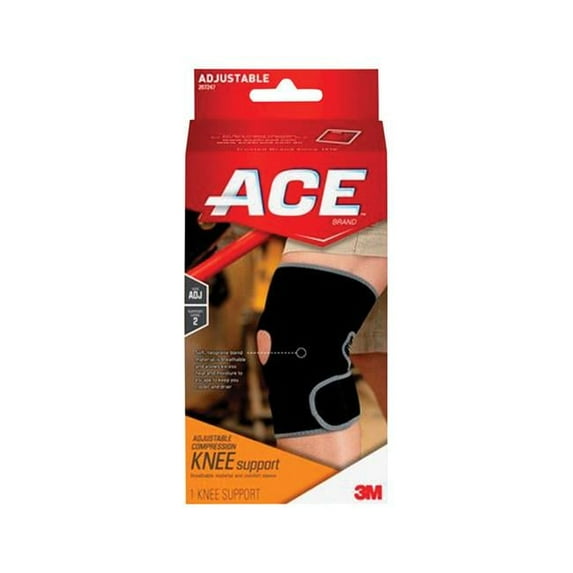 ACE Black Knee Support - Size 2