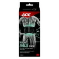 ACE Brand Adjustable Back Brace, Black, LowProfile