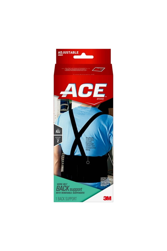 Adjustable Work Belt, Helps provide back support when lifting in the workplace