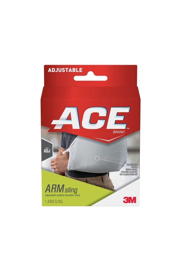 Brand Arm Sling, Adjustable Padded Shoulder Strap, One Size, 1 Sling