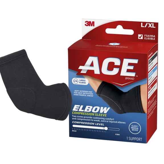 ACE Brand Compression Elbow Support, Large/X-Large