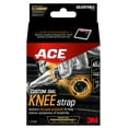 ACE Brand Custom Dial Knee Strap, Adjustable Brace, Black