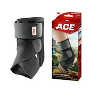 ACE Brand Deluxe Ankle Stabilizer, Adjustable, Comfortable, 1 Size Fits Most