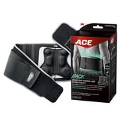 ACE Brand Sport Deluxe Back Stabilizer, Adjustable Brace, Black, 1 Brace