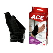 ACE Brand Deluxe Thumb Stabilizer, Adjustable Brace, Black, 1/Pack