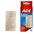 thumbnail image 1 of ACE Brand Elastic Bandage W/ Clips, 4 in., Soft Discrete Fit, Beige, 1 of 10
