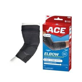 ACE Brand Flex Comfort Compression Elbow Sleeve, One Size, 1 Support