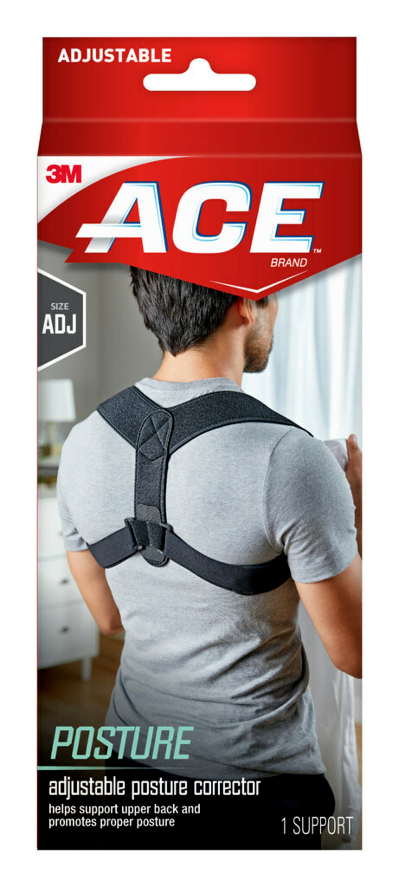 Adjustable Back Brace with Posture Support 