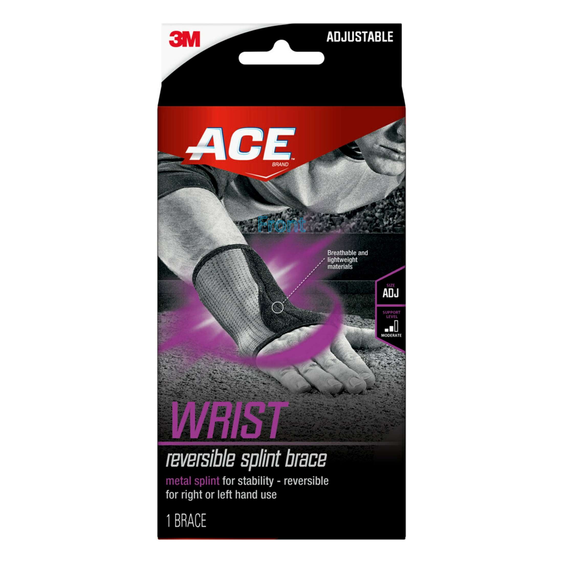 ACE Brand Reversible Splint Wrist Brace, One Size